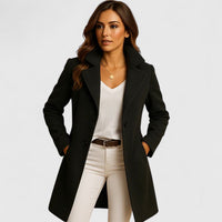 Paula | Damen Eleganter Wintermantel mit zeitlosem Schnitt