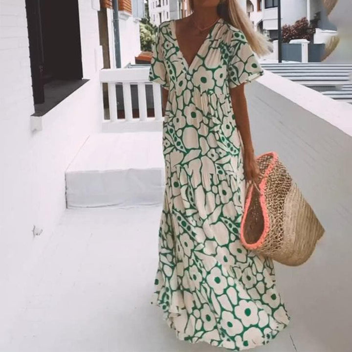 Damen Elegantes Boho-Maxikleid für den Sommer (4)