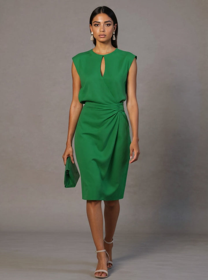 Damen Elegantes Cocktailkleid für Abende in Grün