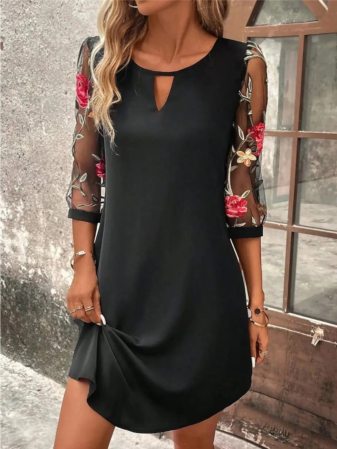 Damen Elegantes Kleid Für Leichte Sommertage