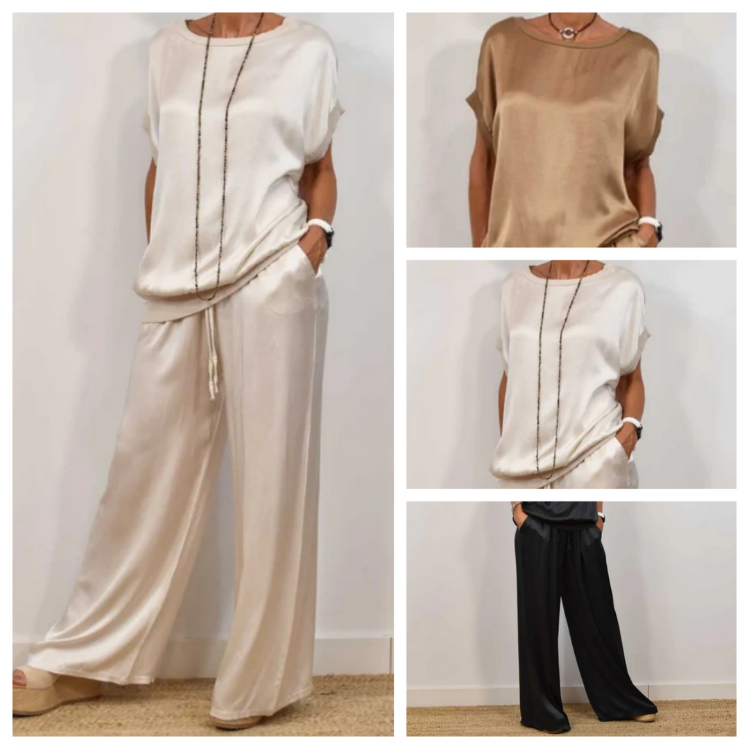 Damen elegantes luftiges Set für jeden Anlass (10)