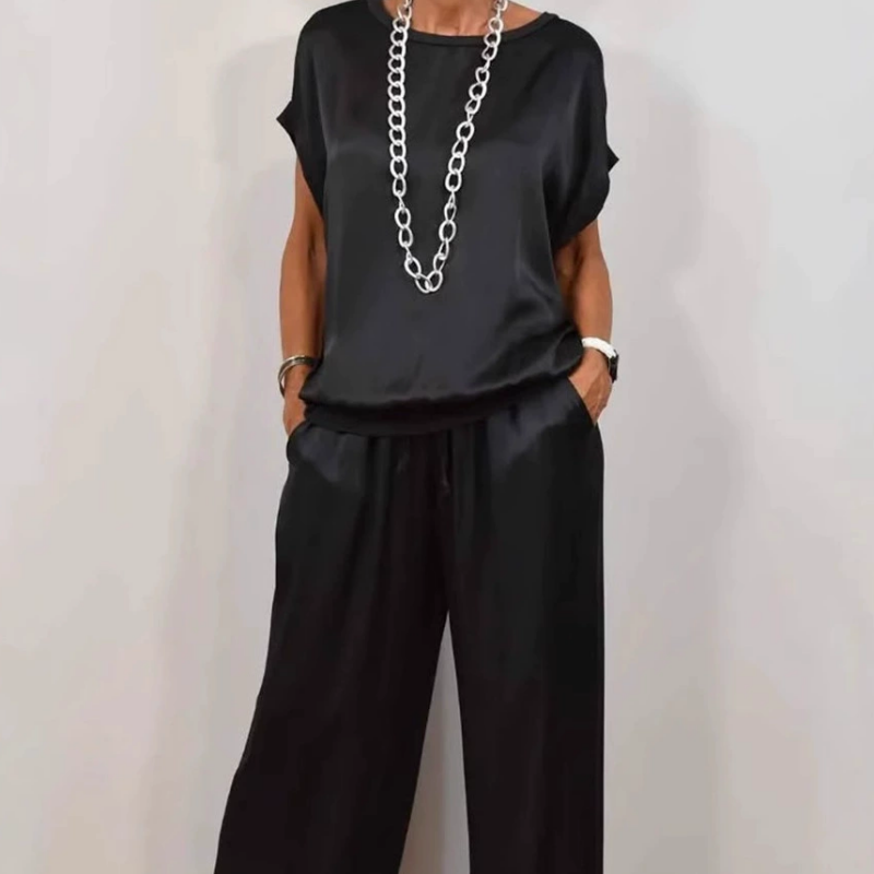 Damen elegantes luftiges Set für jeden Anlass (7)