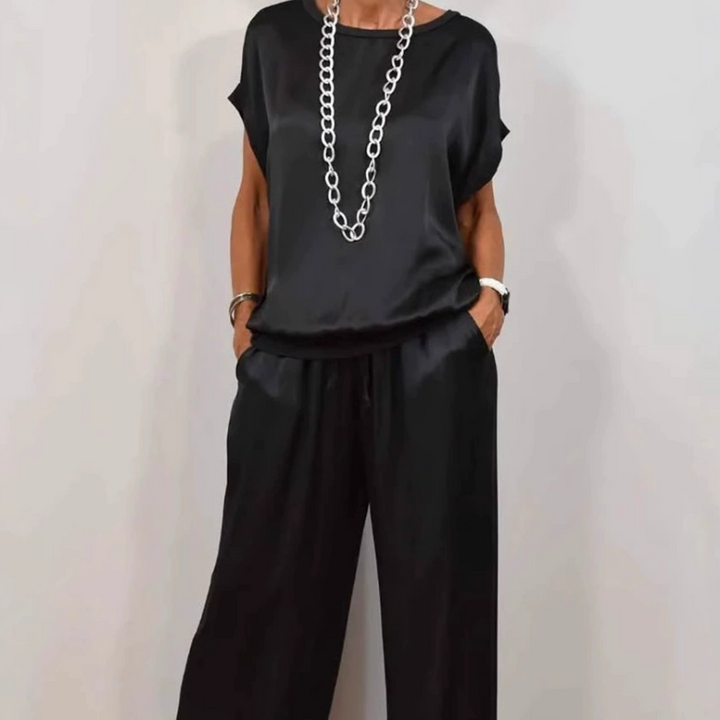 Damen elegantes luftiges Set für jeden Anlass (7)