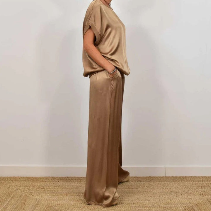 Damen elegantes luftiges Set für jeden Anlass (9)
