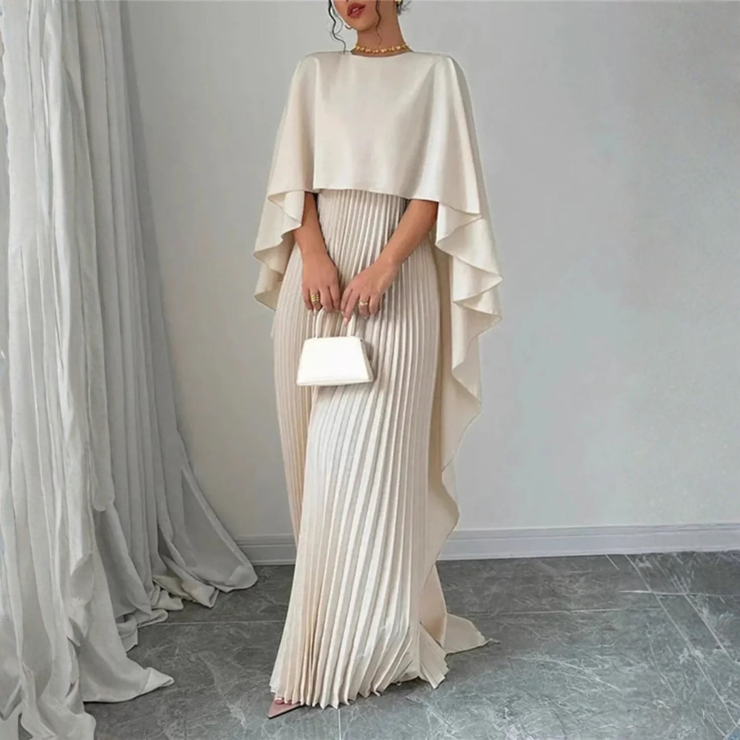 Damen Elegantes Maxikleid für Herbst-Hochzeitsgäste (3)