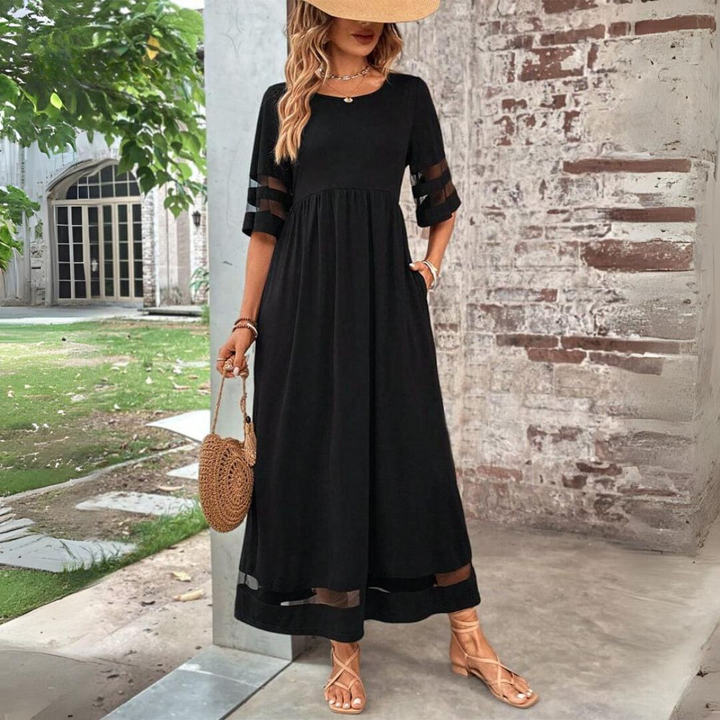 Damen Elegantes Maxikleid mit Casual-Flair