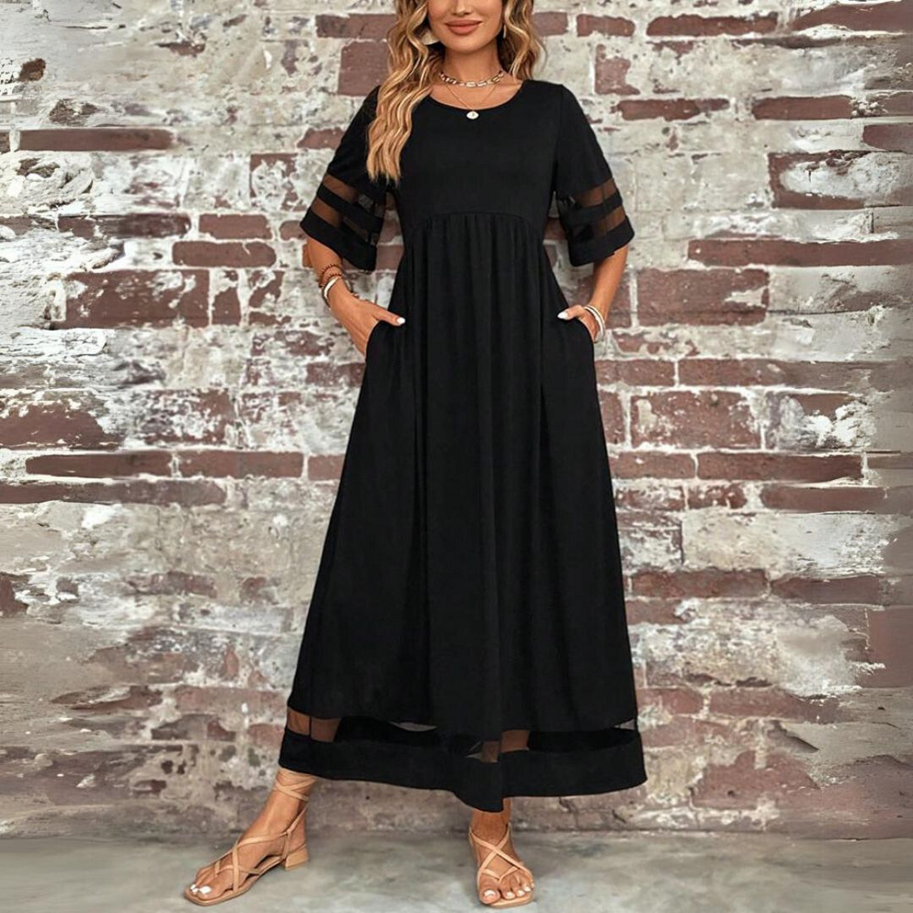 Damen Elegantes Maxikleid mit Casual-Flair (2)