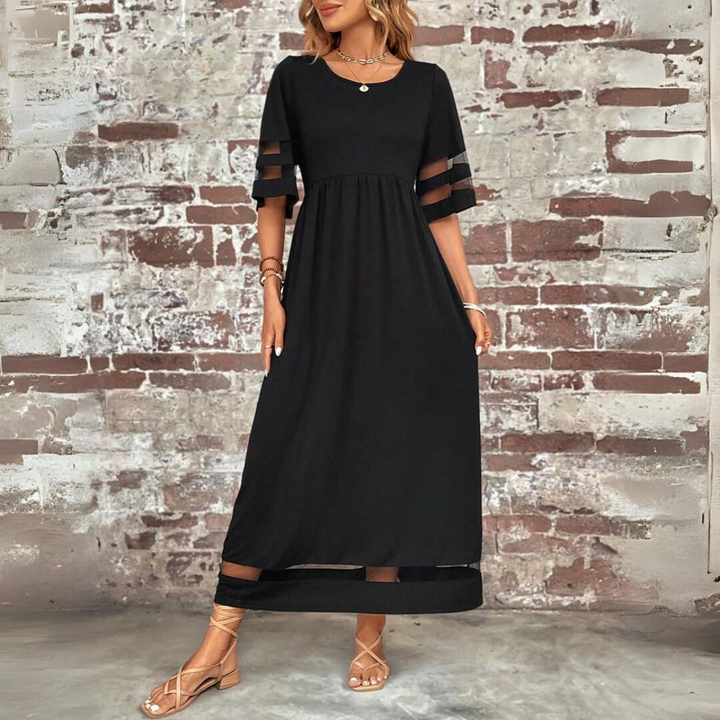 Damen Elegantes Maxikleid mit Casual-Flair (3)