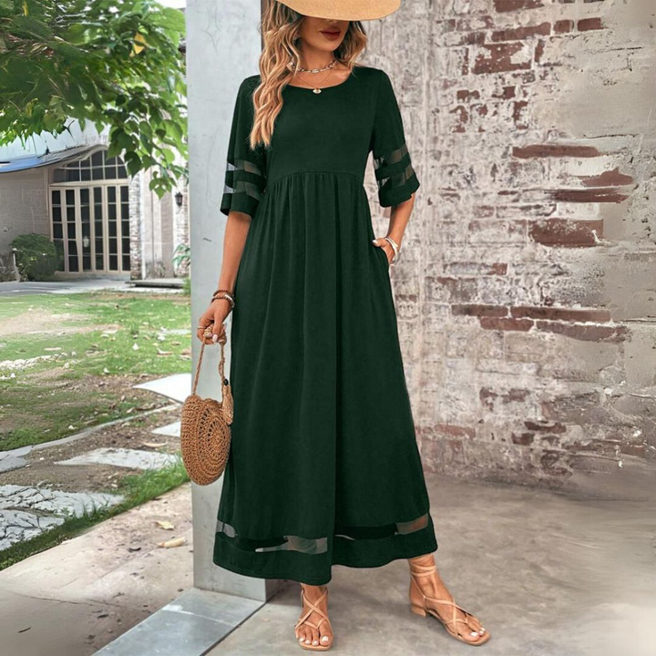 Damen Elegantes Maxikleid mit Casual-Flair (5)