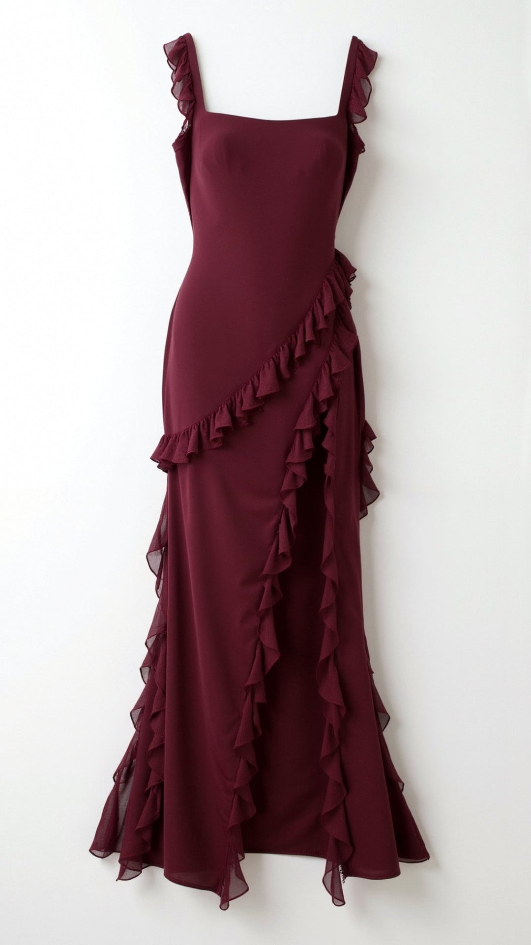 Damen elegantes Maxikleid mit fließendem Schnitt für Hochzeitsgäste und Abendanlässe (14)