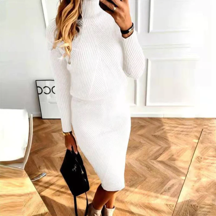 Damen Elegantes Outfit Set für vielseitige Anlässe in Weiß