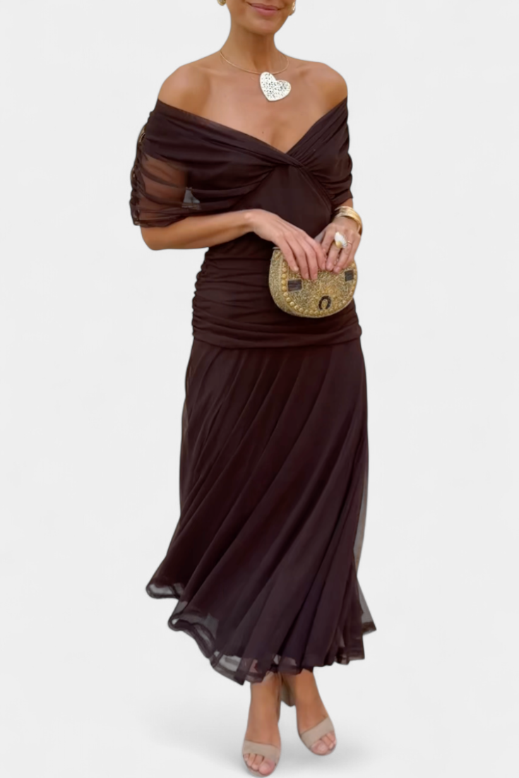 Damen Festliches Abendkleid in fließender Maxilänge (2)