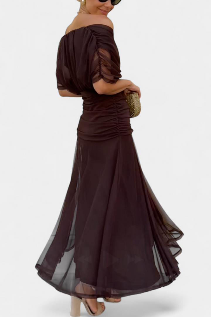 Damen Festliches Abendkleid in fließender Maxilänge (3)