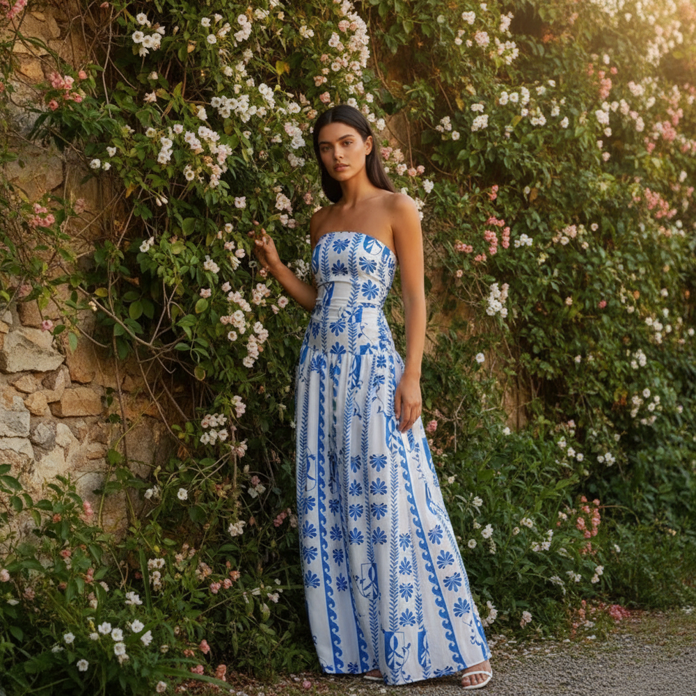 Damen Festliches Kleid Maxi elegant (2)