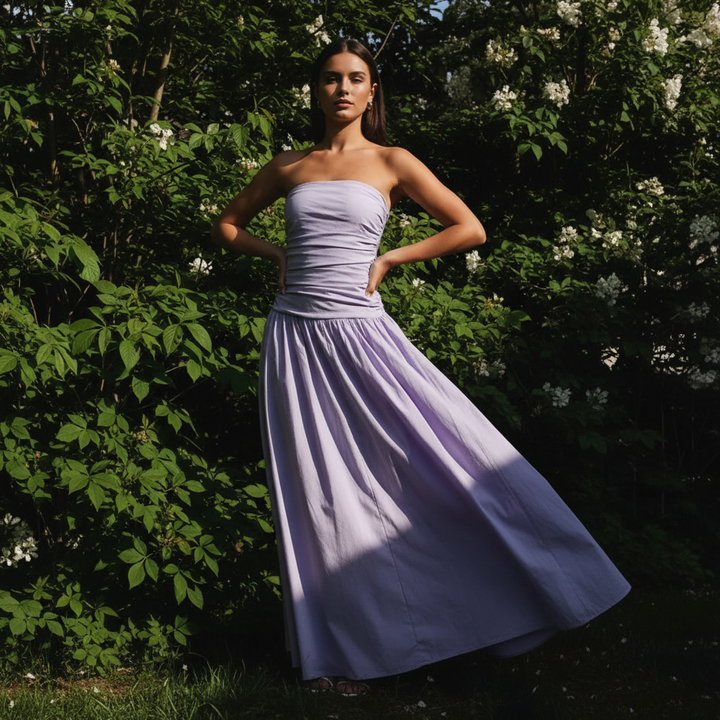 Damen Festliches Kleid Maxi elegant (4)