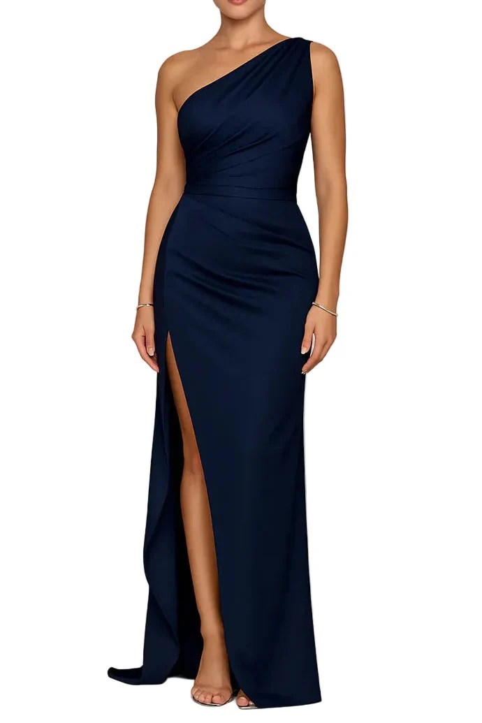 Damen Festliches Maxikleid für elegante Abendanlässe in Marineblau