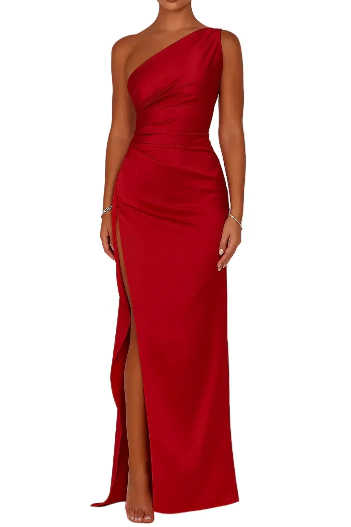 Damen Festliches Maxikleid für elegante Abendanlässe in Rot