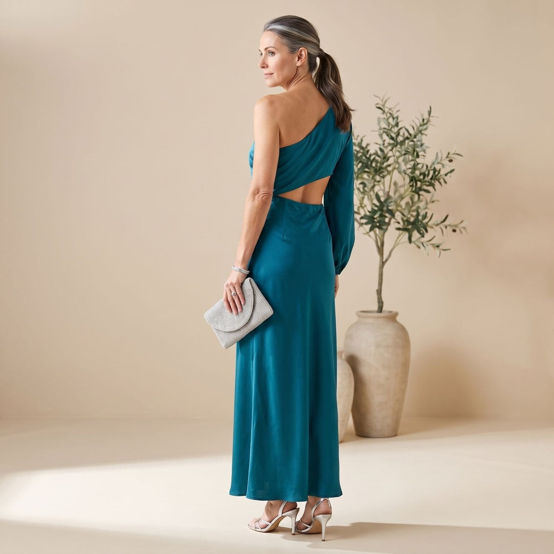 Damen Festliches Maxikleid für Hochzeitsgäste mit Knotendetail (10)