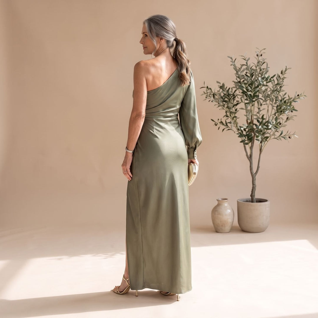 Damen Festliches Maxikleid für Hochzeitsgäste mit Knotendetail (12)