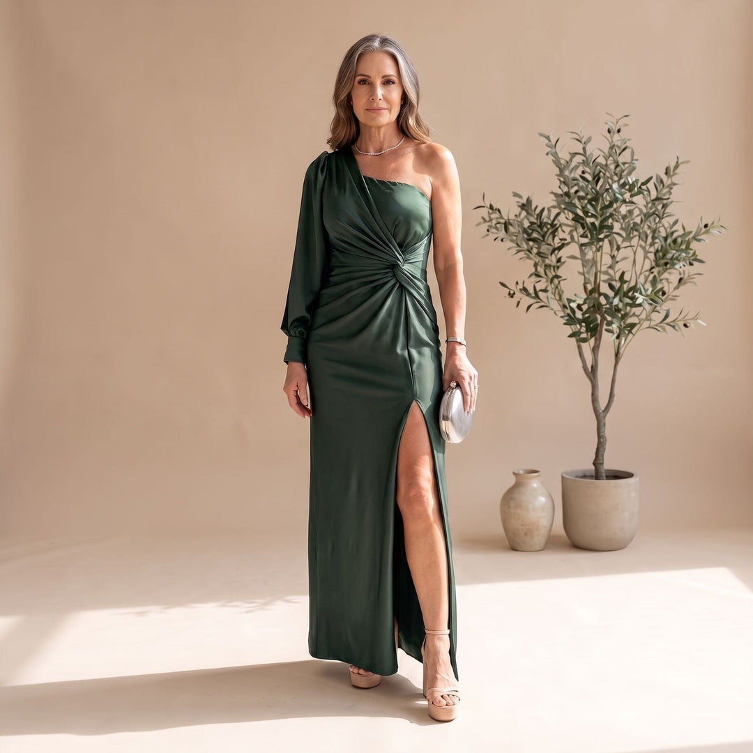 Damen Festliches Maxikleid für Hochzeitsgäste mit Knotendetail (13)