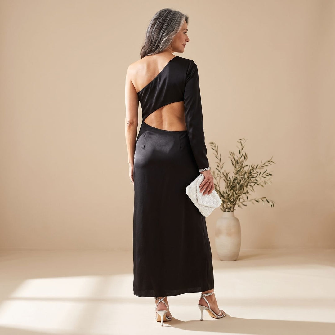 Damen Festliches Maxikleid für Hochzeitsgäste mit Knotendetail (14)