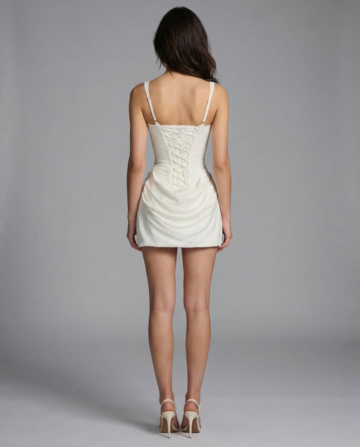Damen Festliches Mini-Korsettkleid für Hochzeiten (8)