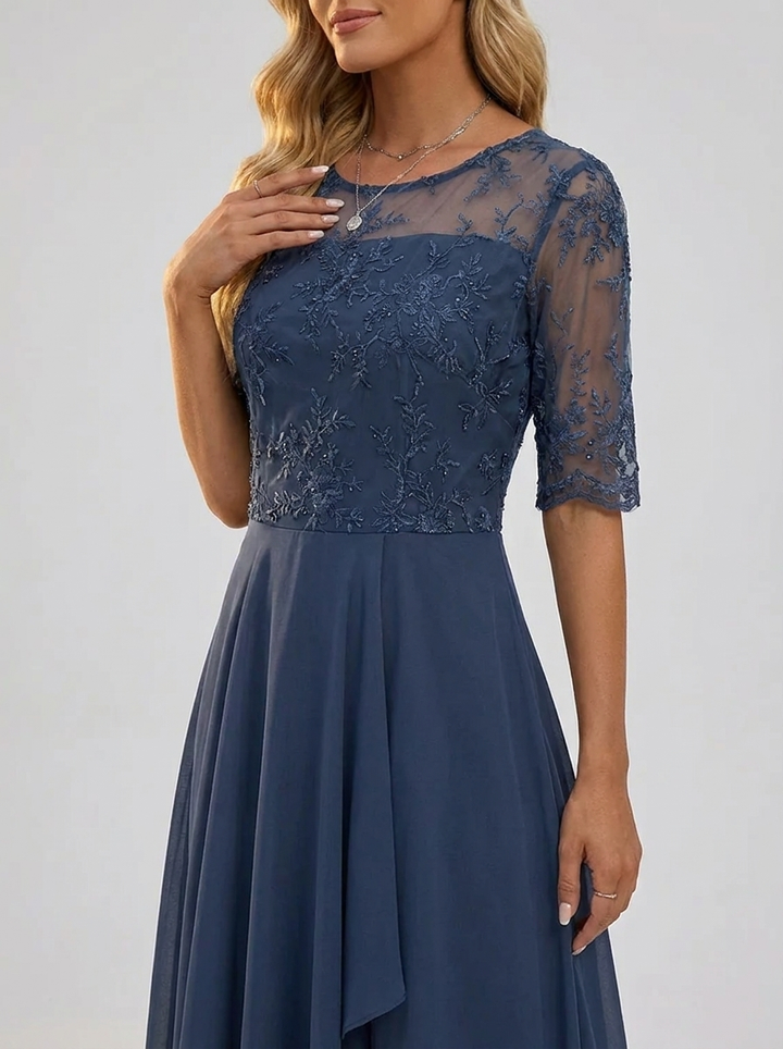 Damen Festliches Spitzenkleid für Hochzeitsgäste (3)