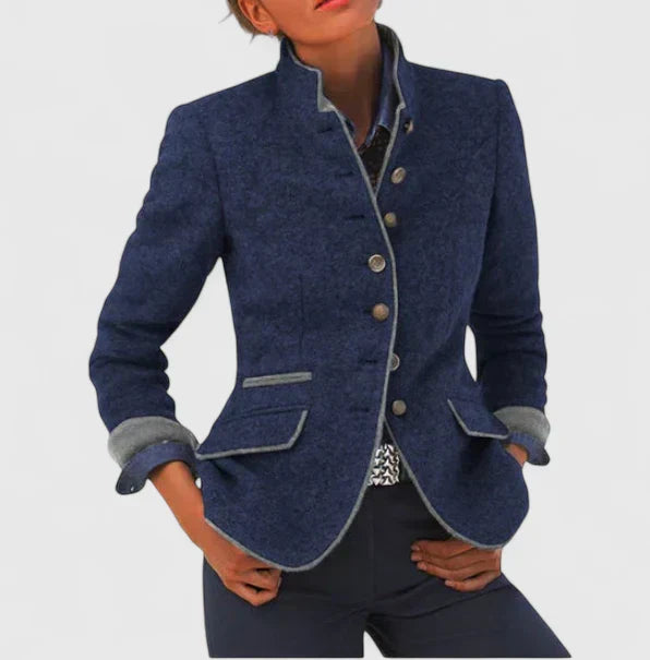 Damen Formale Strickjacke für Büro in Blau