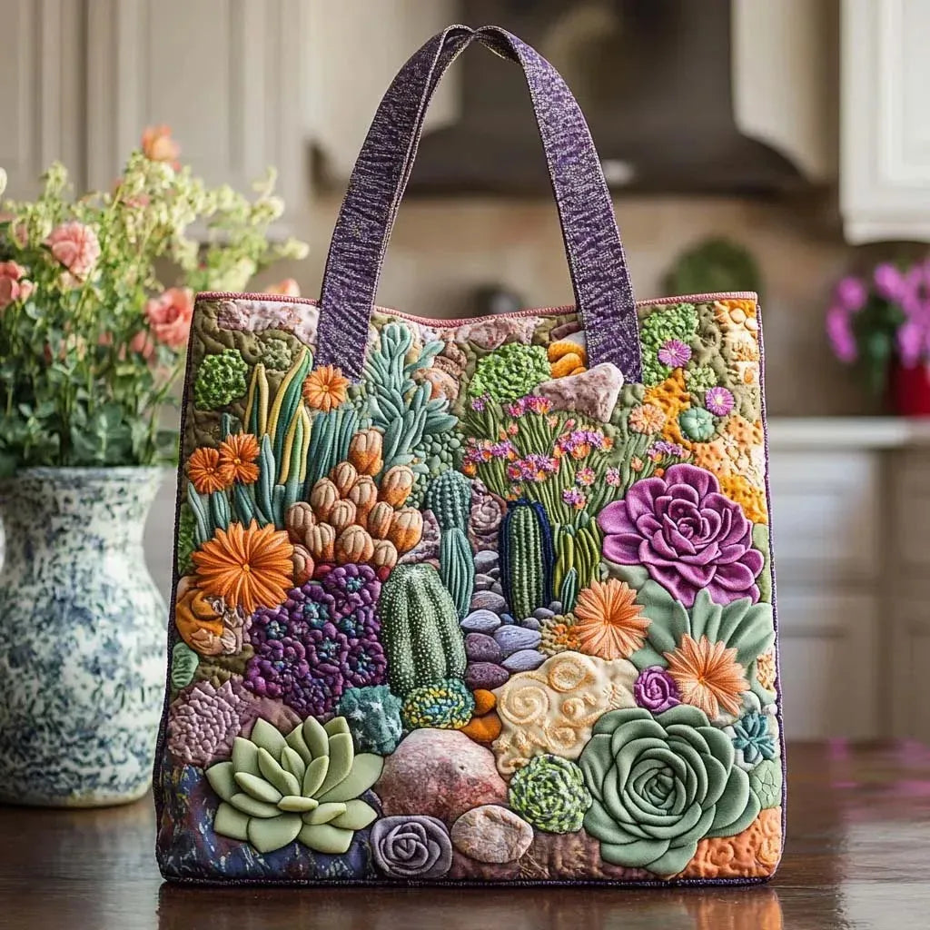 Damen Gepolsterte Handtasche mit buntem Blumenmotiv in Mehrfarbig