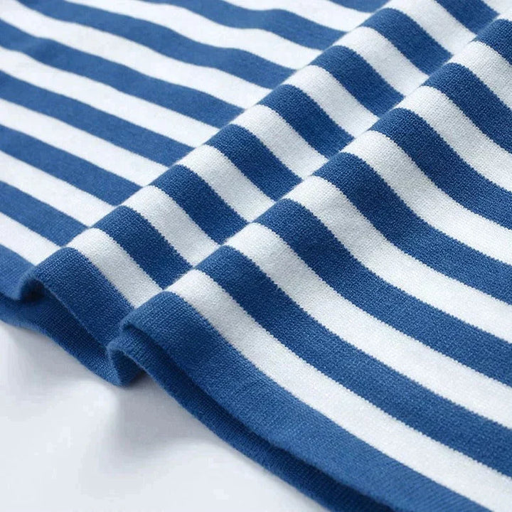 Damen Gestreiftes Longsleeve für den Alltag (6)
