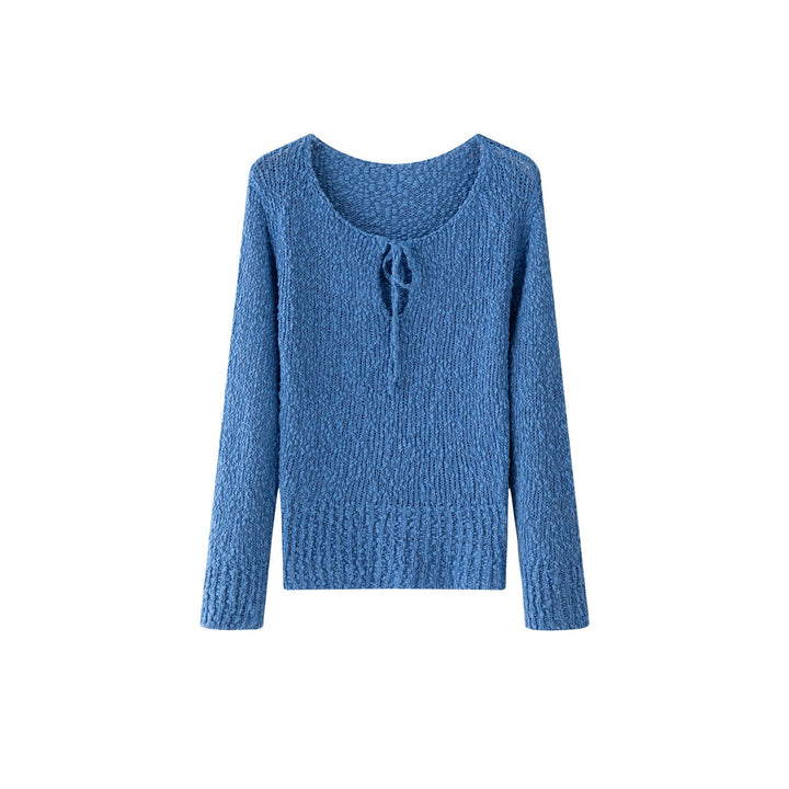Damen Grobstrick Weihnachtspullover im Cardigan-Stil (5)