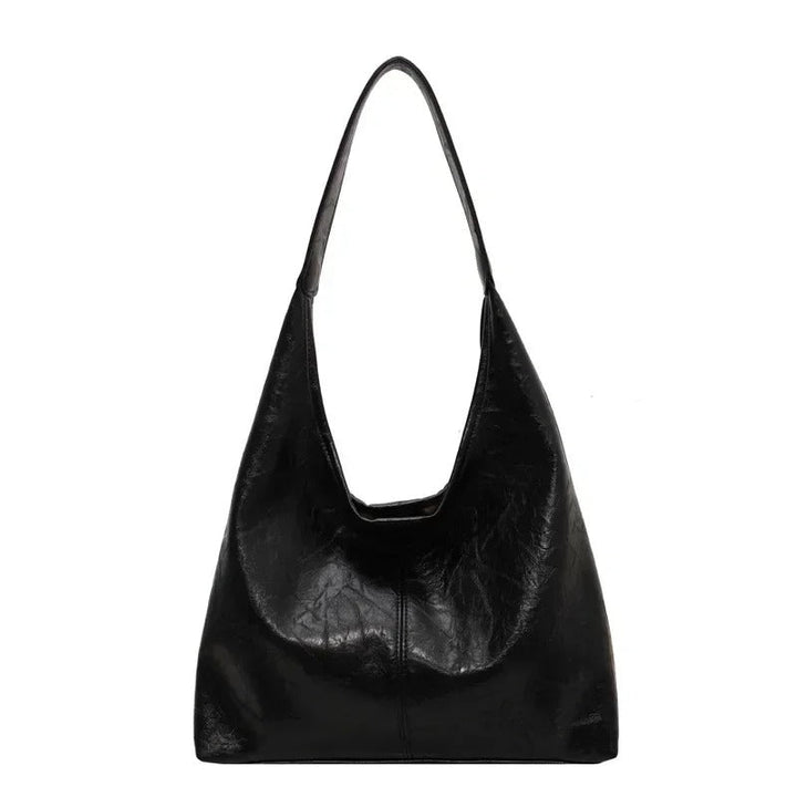 Damen Große Ledertasche im Vintage-Look mit Magnetverschluss in 2