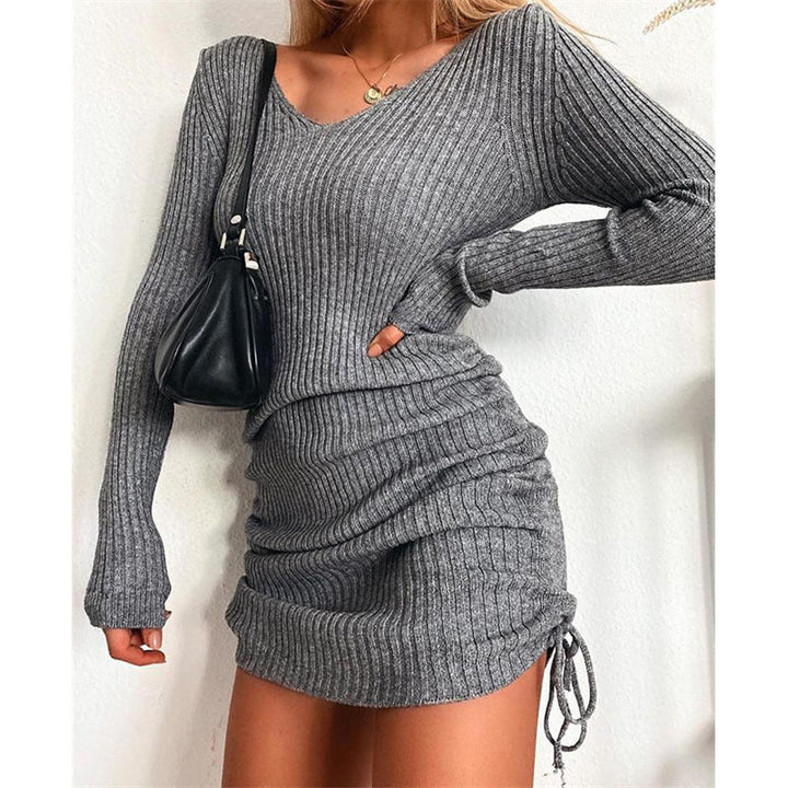 Damen Hochzeitsgast Kleid festlich elegant in Grau