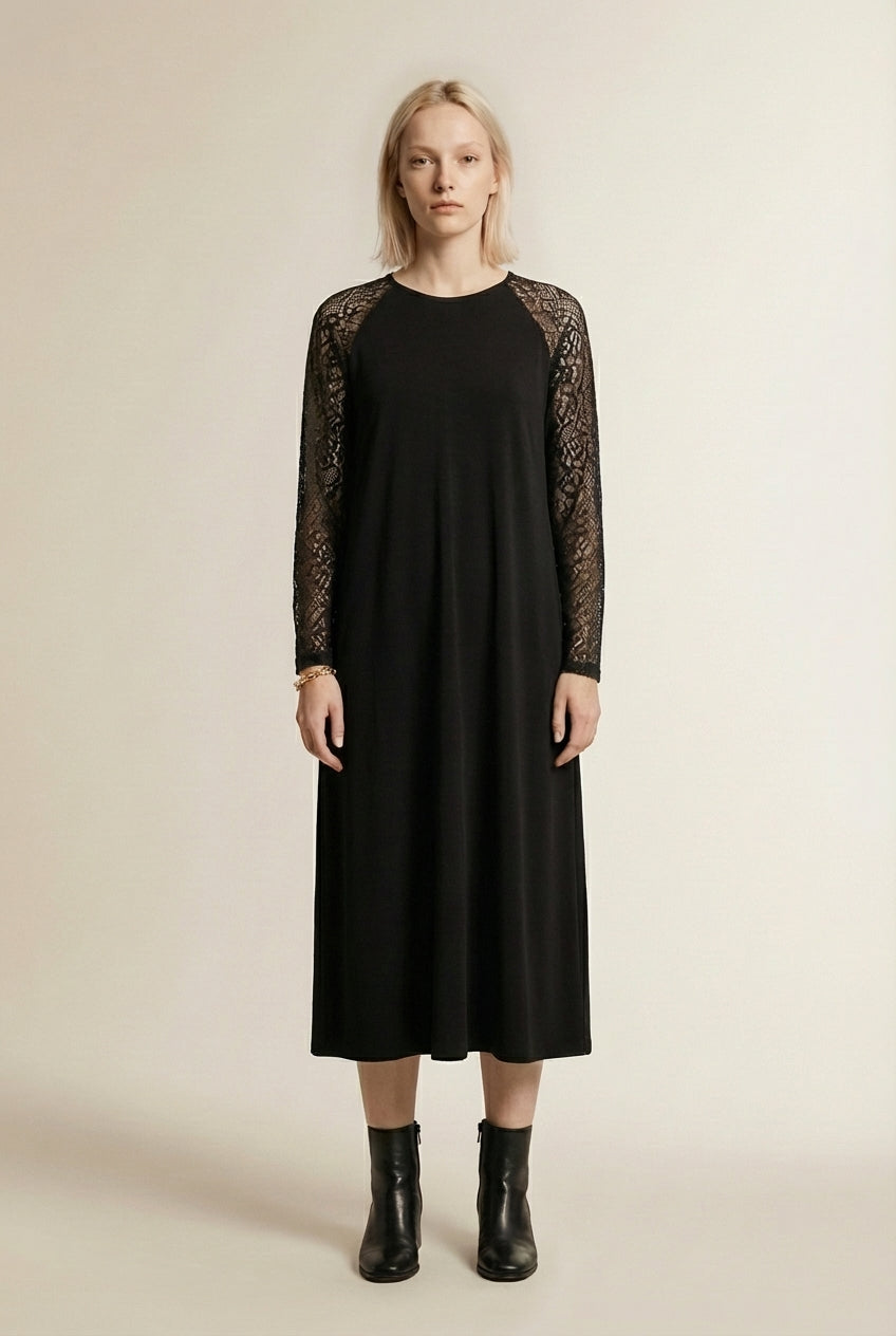 Damen Hochzeitsgast-Kleid für den Herbst (6)