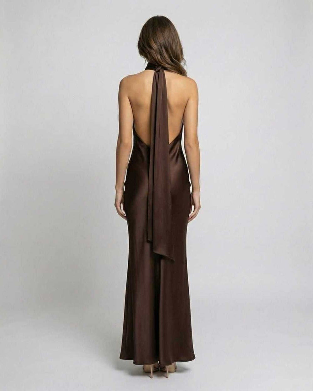 Damen Hochzeitsgast-Maxikleid für den Herbst (2)