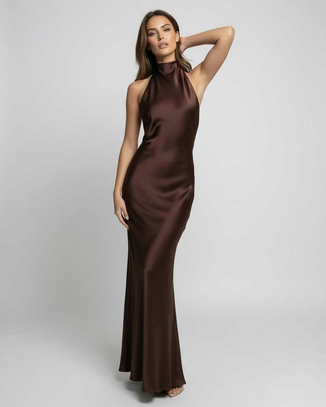 Damen Hochzeitsgast-Maxikleid für den Herbst (3)