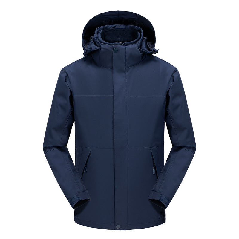 Damen Jacke aus Softshell für Alltag in Marineblau