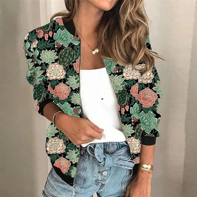 Damen Jacke im Casual-Chic Stil