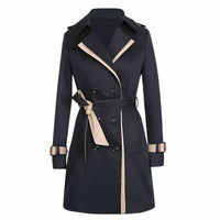 Marie | Damen Jacke im klassischen Trench-Stil knielang