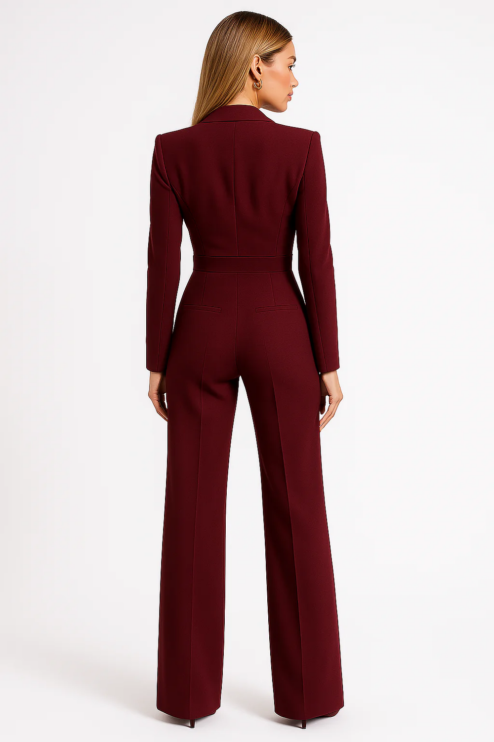 Damen Jumpsuit mit breitem Bein für Anlässe (2)