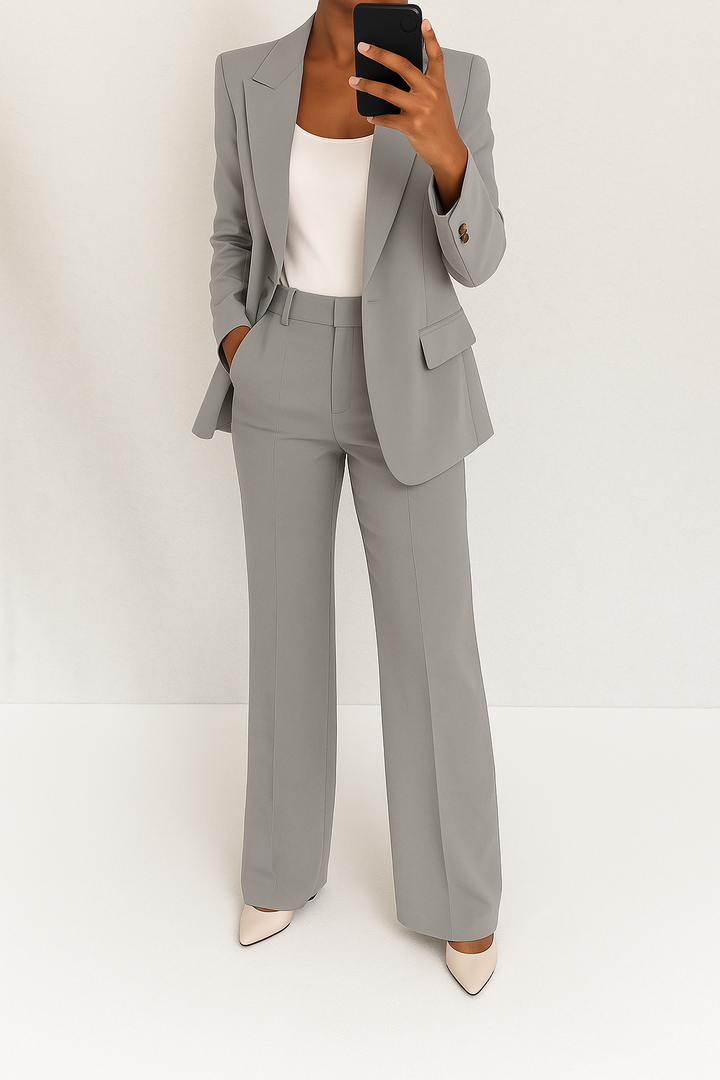 Damen Klassisches Tailored Business Set (3)