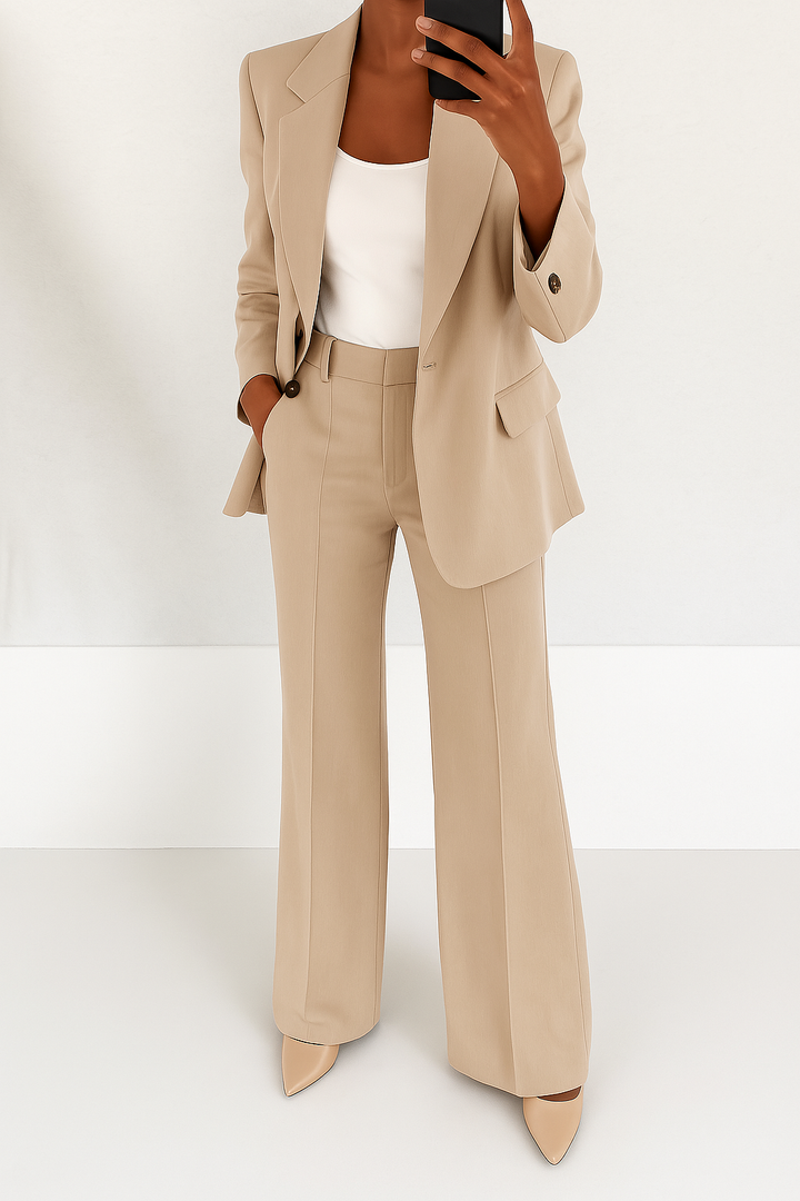 Damen Klassisches Tailored Business Set (4)