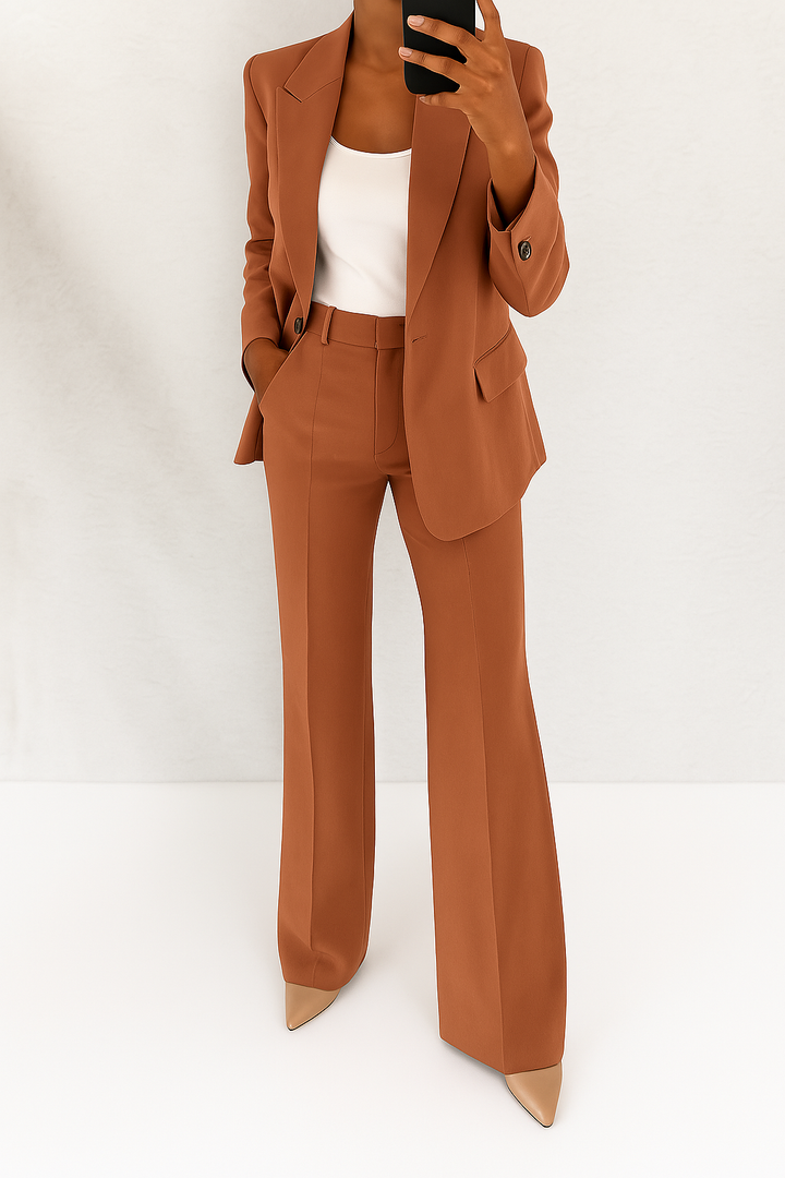 Damen Klassisches Tailored Business Set (5)