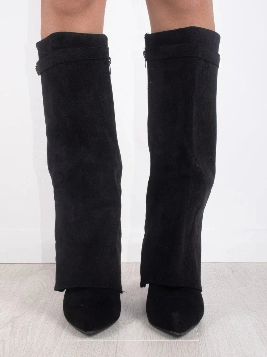 Damen Kniehohe Stiefel für Alltag und Abend (4)