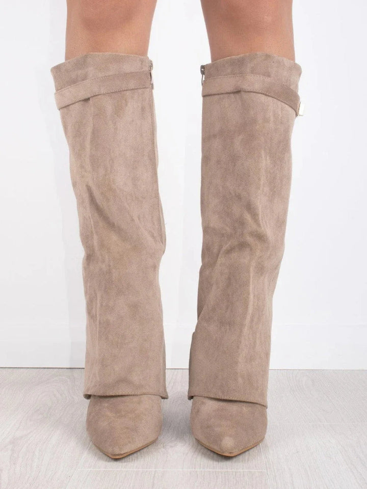 Damen Kniehohe Stiefel für Alltag und Abend (7)