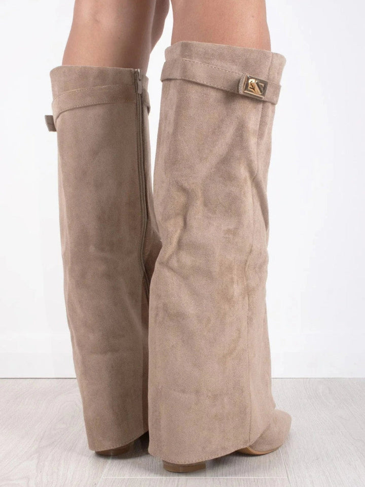 Damen Kniehohe Stiefel für Alltag und Abend (8)