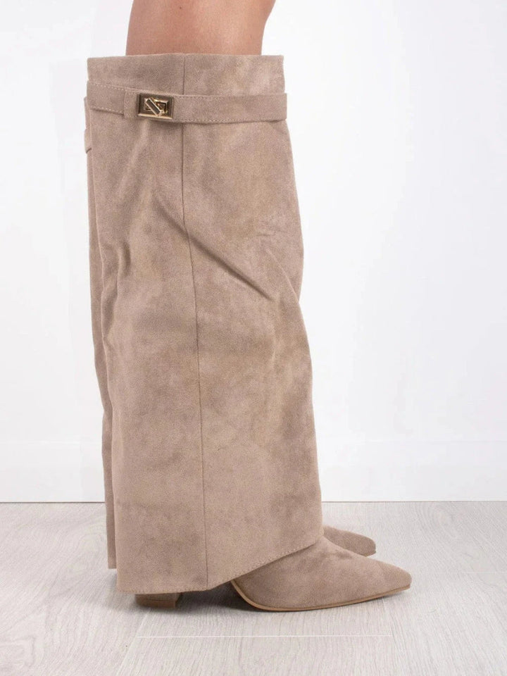 Damen Kniehohe Stiefel für Alltag und Abend (9)