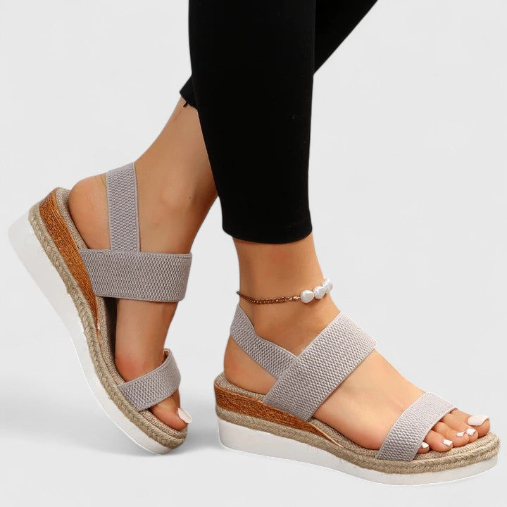 Damen Komfort Plateau Sandalen (10)