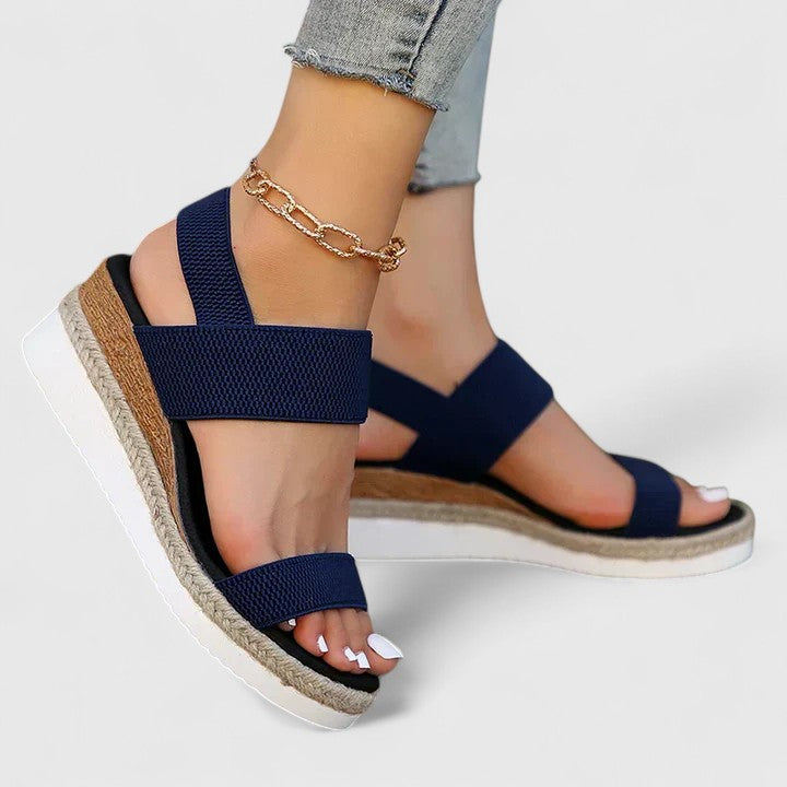 Damen Komfort Plateau Sandalen (11)