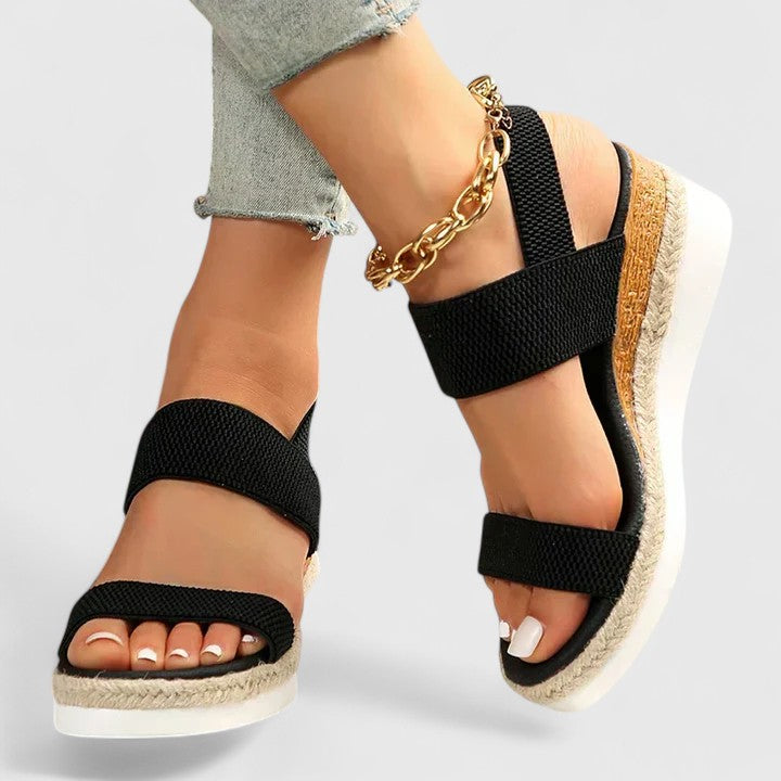 Damen Komfort Plateau Sandalen (3)